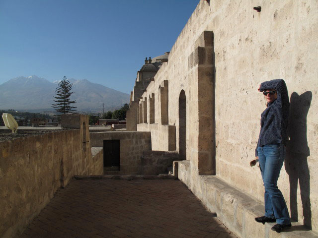 Daniela im Monasterio de Santa Catalina in Arequipa (5. Juli)