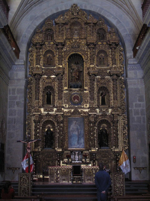 Iglesia de la Compa&ntilde;ia in Arequipa (6. Juli)