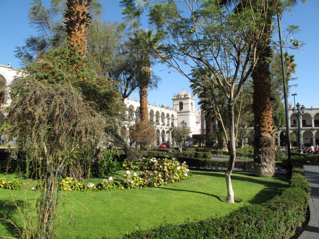 Plaza de Armas in Arequipa (6. Juli)