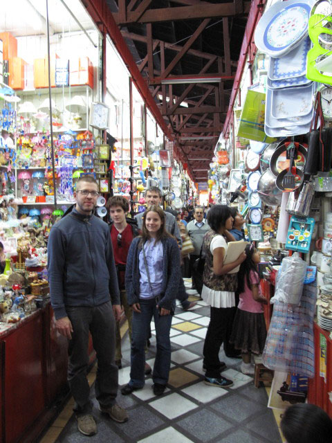 Norbert, Valentin, Roland und Daniela in Arequipa (6. Juli)