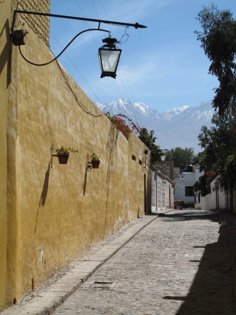 Calle del Cabildo in Arequipa (7. Juli)