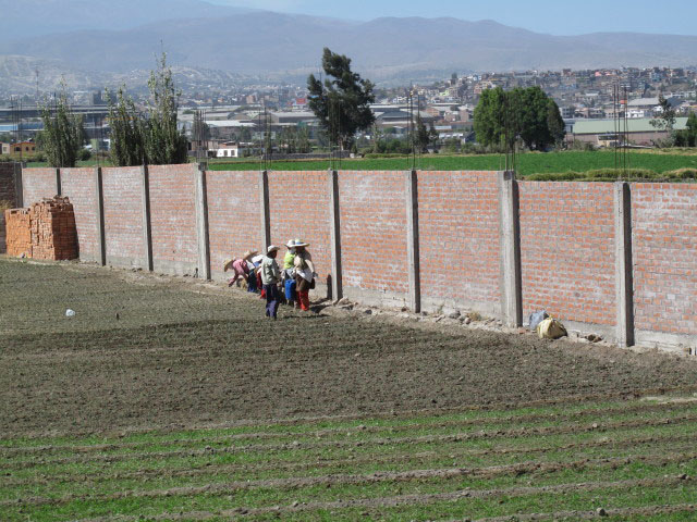 neben der Calle Femandini in Arequipa (7. Juli)