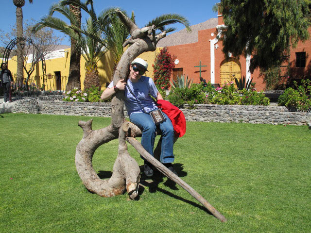 Daniela bei der Mansion del Fundador in Arequipa (7. Juli)