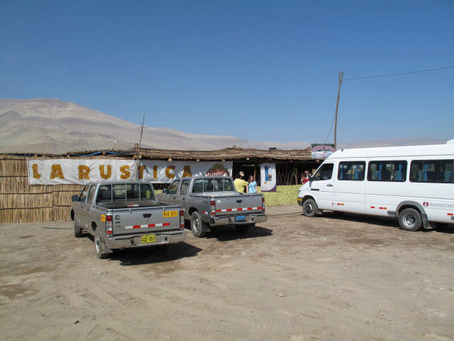 Restaurant La Rustica in Corire (8. Juli)