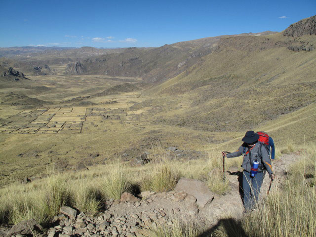 Roland zwischen &Ntilde;aupallacta und Nevado Mismi (10. Juli)
