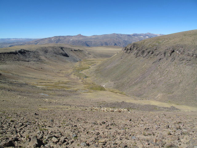 zwischen &Ntilde;aupallacta und Nevado Mismi (11. Juli)