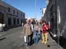 Harald, Norbert, Daniela, Roland und Valentin in der Calle La Merced in Arequipa (5. Juli)