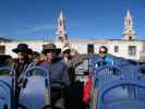 Roland, Valentin, Norbert, Harald und Daniela am Arequipa Sightseeing Bus (7. Juli)