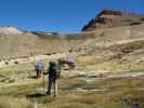 Daniela, Valentin und Harald zwischen &Ntilde;aupallacta und Nevado Mismi (11. Juli)
