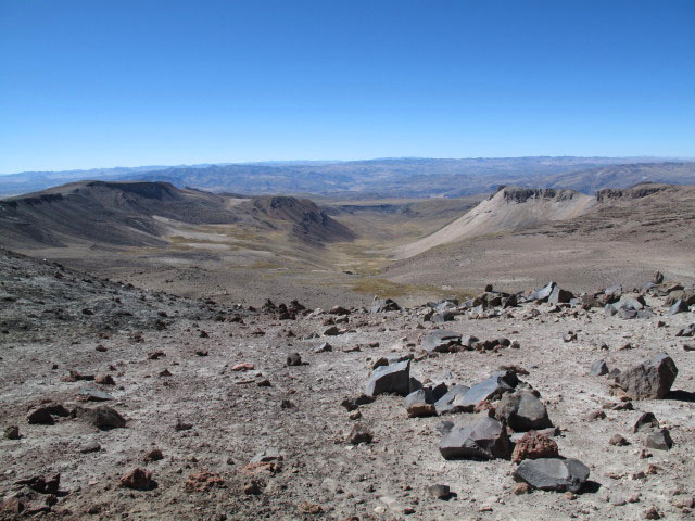zwischen Ñaupallacta und Nevado Mismi (12. Juli)