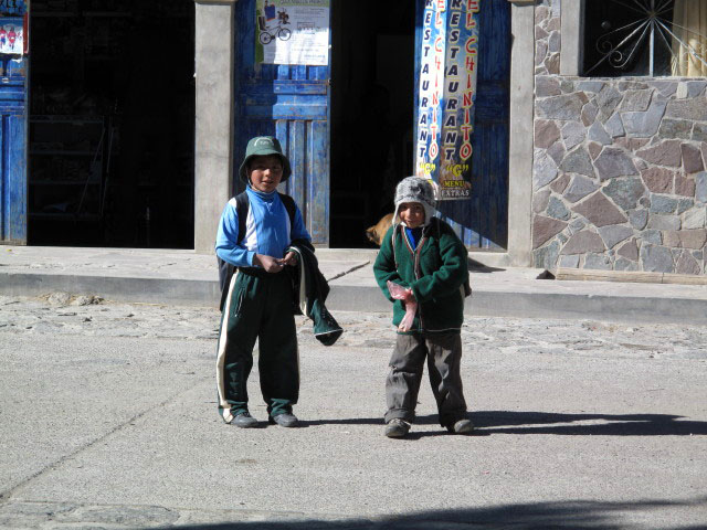 Plaza de Armas in Tuti, 3.790 m (13. Juli)