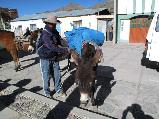Plaza de Armas in Tuti, 3.790 m (13. Juli)