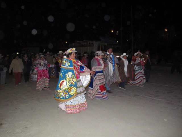 Virgen del Carmen auf der Plaza de Armas in Cabanaconde, 3.287 m (14. Juli)