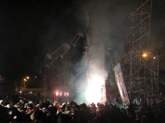 Virgen del Carmen auf der Plaza de Armas in Cabanaconde, 3.287 m (15. Juli)