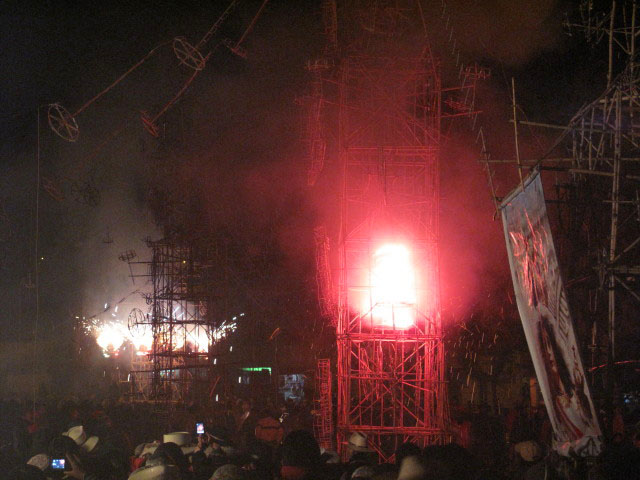 Virgen del Carmen auf der Plaza de Armas in Cabanaconde, 3.287 m (15. Juli)