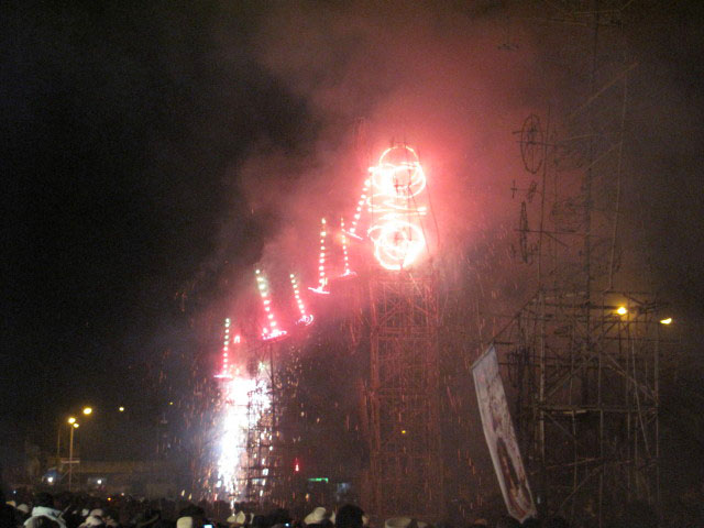 Virgen del Carmen auf der Plaza de Armas in Cabanaconde, 3.287 m (15. Juli)
