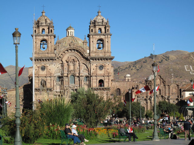 Iglesia La Compa&ntilde;&iacute;a in Cusco, 3.399 m (21. Juli)