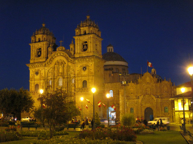 Iglesia La Compa&ntilde;&iacute;a in Cusco, 3.399 m (21. Juli)