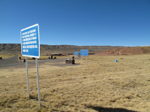 Museo das Ruinas de Tiahuanaco, 3.870 m (25. Juli)