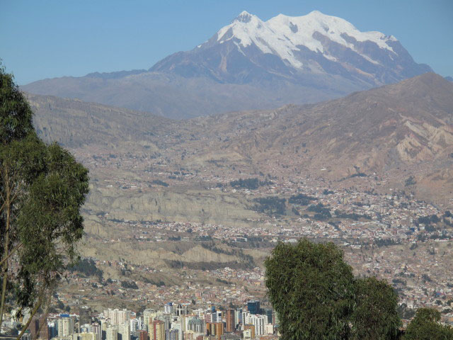 Illimani von El Alto aus (25. Juli)