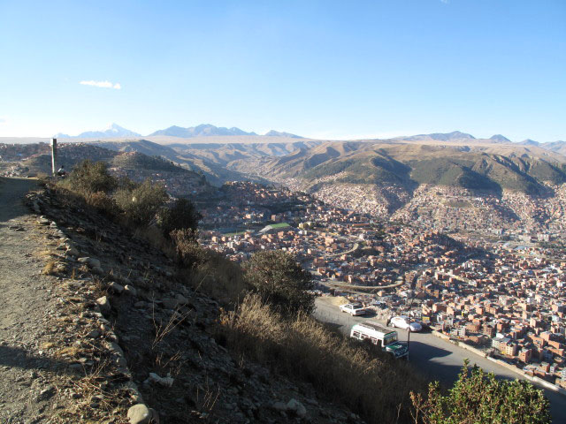 La Paz von El Alto aus (25. Juli)