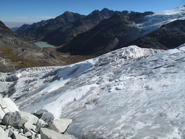 zwischen Cerro Wila Lluxita und Laguna Janq'u Quta (26. Juli)