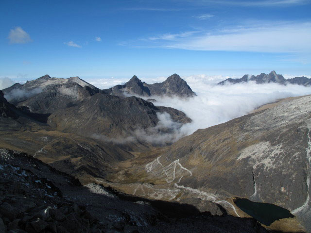 vom Cerro Wila Lluxita Richtung Osten (26. Juli)