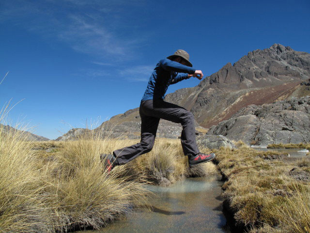 Norbert bei der Laguna Janq'u Quta (28. Juli)