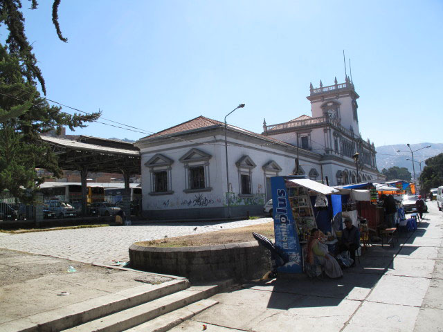 ehemaliges Terminal Trenes in La Paz (29. Juli)