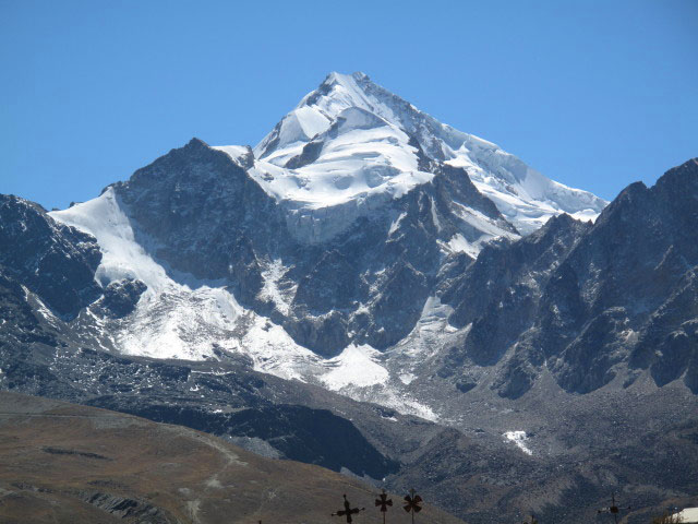 Huayna Potosi von Milluni aus (30. Juli)