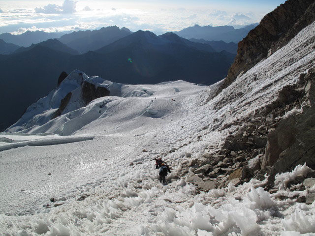 zwischen Campamento Argentino und Huayna Potosi (1. Aug.)