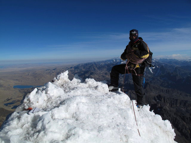 ? am Huayna Potosi, 6.088 m (1. Aug.)