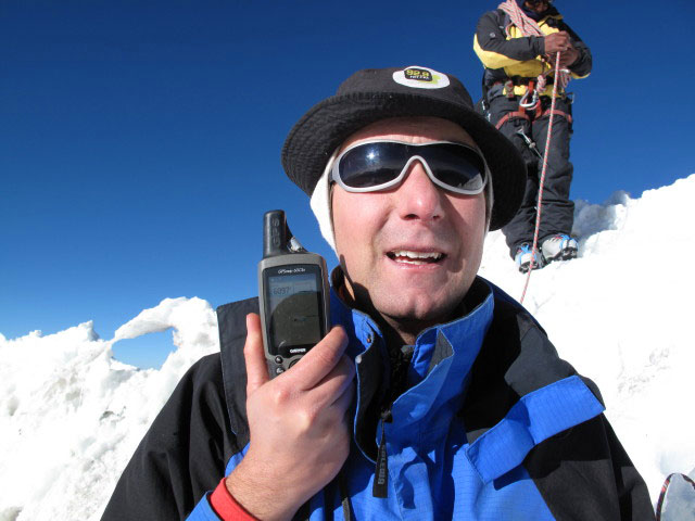 Ich am Huayna Potosi, 6.088 m (1. Aug.)