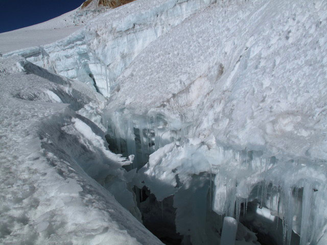 zwischen Huayna Potosi und Campamento Argentino (1. Aug.)