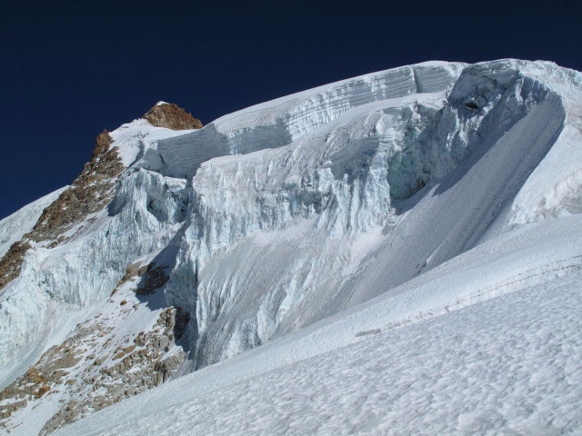 zwischen Huayna Potosi und Campamento Argentino (1. Aug.)