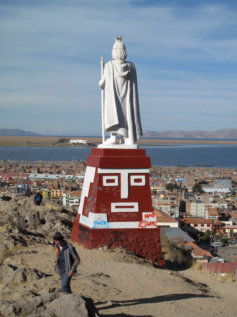Roland am Cerro Huajsapata in Puno (2. Aug.)
