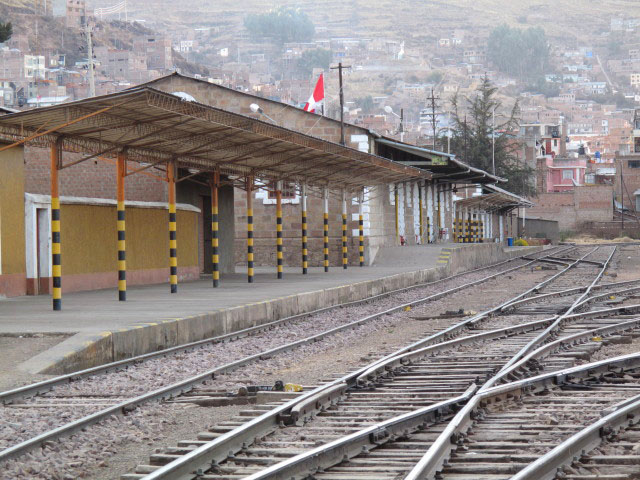 Estacion de Ferrocarril de Puno, 3.828 m (2. Aug.)