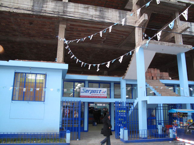 Postamt in Puno (2. Aug.)