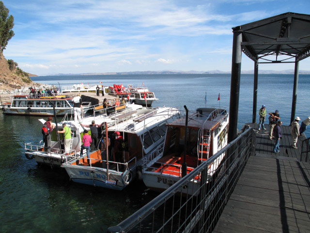 Lago Titicaca von der Isla Taquile aus (3. Aug.)