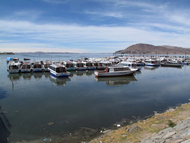 Hafen von Puno, 3.810 m (4. Aug.)