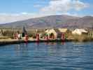 schwimmende Insel der Urus am Lago Titicaca, 3.810 m (3. Aug.)