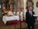 ?, ?, ? und Udo in der Pfarrkirche Zillingdorf, 241 m (28. Aug.)