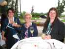 Andrea, Johanna und Doris beim 'Gasthof zur Grenze' in Pöttsching (28. Aug.)