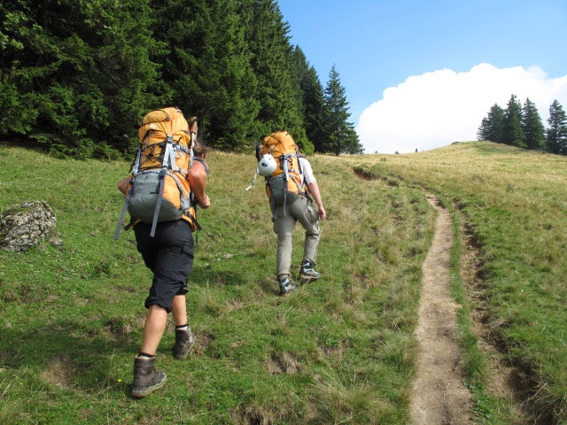 Gudrun und Christoph zwischen Hochh&auml;drich und Falken (4. Sep.)