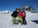 Markus, Katarina und Udo bei der Bergstation der Harbachbahn, 1.790 m