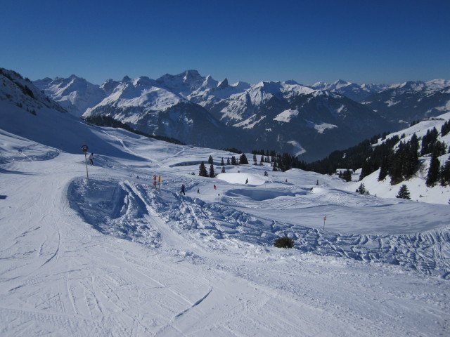 neben der Bergstation des Krüzlelifts