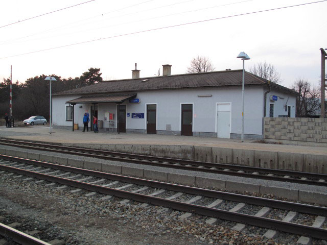 Bahnhof St. Egyden, 326 m (11. März)