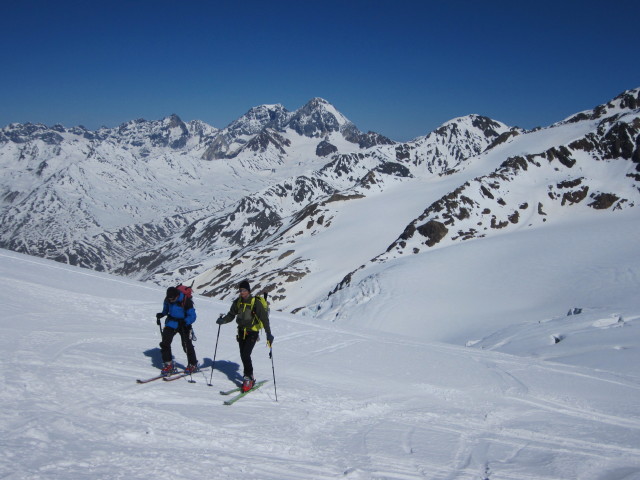 Christoph und Georg am Ghiacciaio dei Forni (22. Apr.)