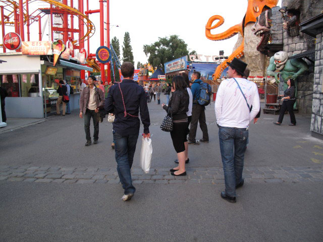 Gregor und Andreas im Prater