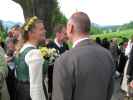 Marlies, Andreas und Helmut bei St. Anna, 726 m (21. Mai)